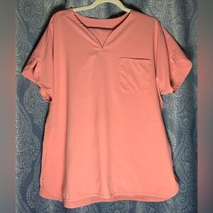 Wink Renew Scrub Set Women’s L/GG Coral Pink Well Worn | Top + Pants